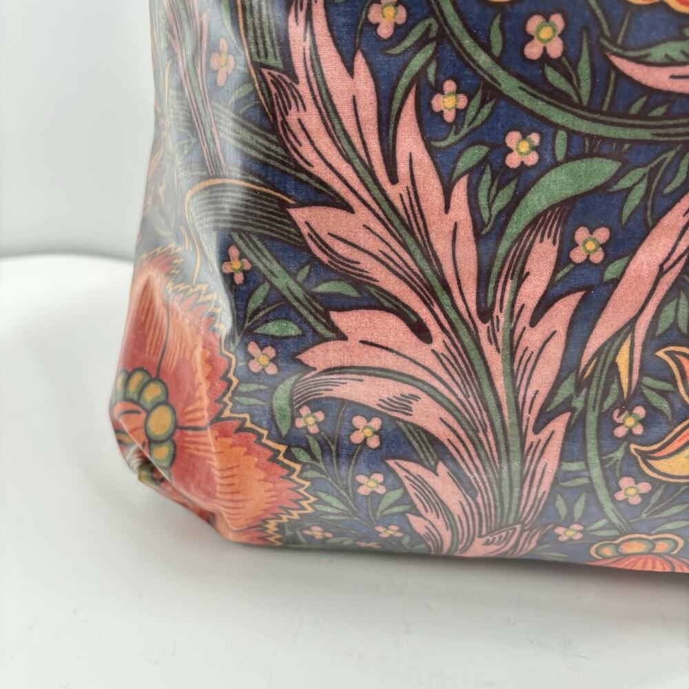 Liberty London Floral Tote Bag Coated Canvas Oilcloth Shopper William Morris - Picture 5 of 11
